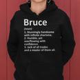 Bruce Definition Personalized Name Funny Birthday Gift Idea Women Hoodie