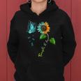 Butterfly Sunflower Fragile X Awareness Syndrome Women Hoodie