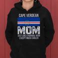 Cape Verdean Mom Cape Verde Flag Design For Mothers Day Women Hoodie
