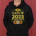 Class Of 2023 23 Senior Sunflower School Graduation Gifts Women Hoodie