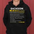 Dickson Name Gift Dickson Facts V2 Women Hoodie