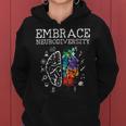 Embrace Neurodiversity Funny V5 Women Hoodie