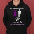 Every Disability Is Visible Aicardi Syndrome Awareness Purple Ribbon Aicardi Syndrome Support Aicardi Syndrome Awareness Women Hoodie