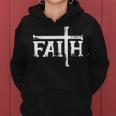 Faith Cross ChristianFor Men Women Kids Women Hoodie