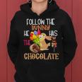 Follow The Bunny He Has Chocolate Women Hoodie