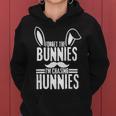 Forget The Bunnies Im Chasing Hunnies Funny Women Hoodie