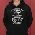 Funny Disc Golfer Husband Gift For Disc Golf Player Wife Women Hoodie