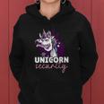 Funny Unicorn Design For Girls And Woman Unicorn Security Women Hoodie