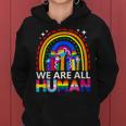 Human Lgbt Flag Gay Pride Month Transgender Rainbow Lesbian Women Hoodie
