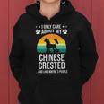 I Only Care About My Chinese Crested Dog Lover Women Hoodie