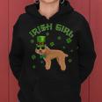 Irish Girl Leprechaun Poodle Dog St Patricks Day Kids Women Hoodie