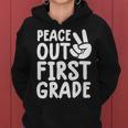 Kids Peace Out 1St Grade For Boys Girls Last Day Of School V2 Women Hoodie