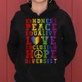 Kindness Equality Love Lgbtq Rainbow Flag Gay Pride Month Women Hoodie