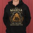 Marcia Name Shirt Marcia Family Name Women Hoodie
