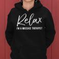 Massage Therapist V2 Women Hoodie