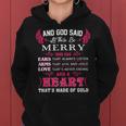Merry Name Gift And God Said Let There Be Merry Women Hoodie