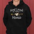 Most Loved Mema Cute Mothers Day Gifts Women Hoodie