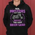 Motorcycle Real Princesses Wear Biker 483 Shirt Women Hoodie