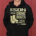 My Son Wears Combat Boots Proud 691 Shirt Women Hoodie