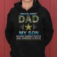 My Son Wears Combat Bootsproud Army 690 Shirt Women Hoodie