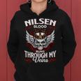 Nilsen Blood Runs Through My Veins Name Women Hoodie