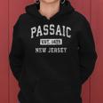 Passaic New Jersey Nj Vintage Established Sports Design Women Hoodie