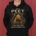 Peet Name Shirt Peet Family Name Women Hoodie