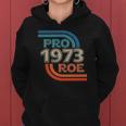 Pro Roe 1973 Roe Vs Wade Pro Choice Womens Rights Retro Women Hoodie