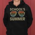 Retro Last Day Of School Schools Out For Summer Teacher Gift V2 Women Hoodie