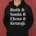 Ruth Sonia Elena Ketanji Brown Jackson Women Hoodie