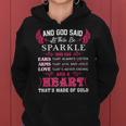 Sparkle Name Gift And God Said Let There Be Sparkle Women Hoodie