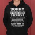 Stephens Name Gift Sorry My Heart Only Beats For Stephens Women Hoodie