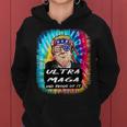 Ultra Maga Trump America Fun Tie Dye Women Hoodie