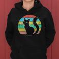 Vintage Black Cat Lover 307 Shirt Women Hoodie