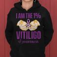 Vitiligo Awareness One Vitiligo Awareness Women Hoodie