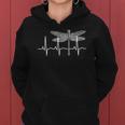 Womens Dragonfly Gifts For Women & Men - Dragonfly Lover Heartbeat Women Hoodie