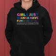 Womens Girls Just Want To Have Fundamental Human Rights Feminist Women Hoodie