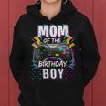 Womens Mom Of The Birthday Boy Matching Video Gamer Birthday Party V3 Women Hoodie