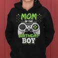 Womens Mom Of The Birthday Boy Matching Video Gamer Birthday Party V4 Women Hoodie