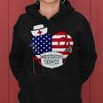 Womens Respiratory Therapist Love America 4Th Of July For Nurse Dad Women Hoodie
