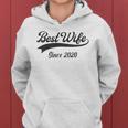 2Nd Wedding Aniversary Gift For Her - Best Wife Since 2020 Married Couples Women Hoodie
