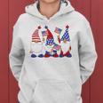 4Th Of July 2022 Patriotic Gnomes Funny American Usa Women Hoodie