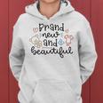 Baby Shower Text Design Brand New And Beautiful Women Hoodie