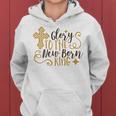 Baby Shower Text Design Glory To The New Born Women Hoodie