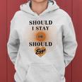 Best Seller Should I Stay Or Should Eggo Merchandise Women Hoodie