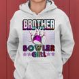 Brother Of The Bowler Girl Matching Family Bowling Birthday Women Hoodie