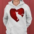 Cat Heart Shirt Cat Lovers Valentine Day Gifts For Couple Women Hoodie