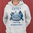 Cute Axolotl Facing Extinction Women Hoodie