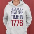 Fourth Of July Remember 1776 Funny 744 Shirt Women Hoodie