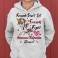 Friends Dont Let Friends Fight Arteriovenous Malformation Alone Unicorn Burgundy Ribbon Arteriovenous Malformation Support Arteriovenous Malformation Awareness Women Hoodie